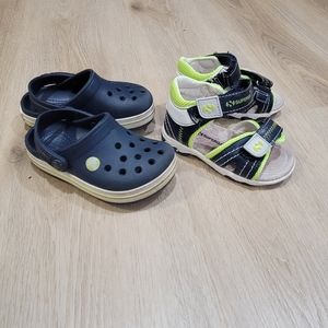 Superga and Crocs bundle little boys shoes